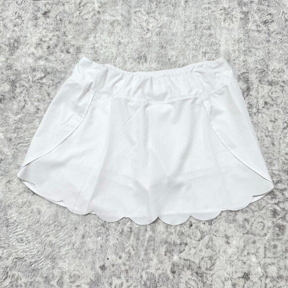 White Athletic Tennis Skirt w/ Shorts MPG - Picture 1 of 6
